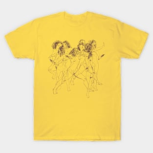 Six Women sketches dance T-Shirt